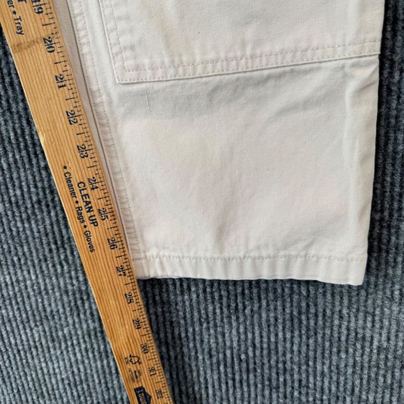 TOPMAN W32 L27 Beige Carpenter Pants Utility Workwear Trousers Gorp Core Y2K - Picture 5 of 8